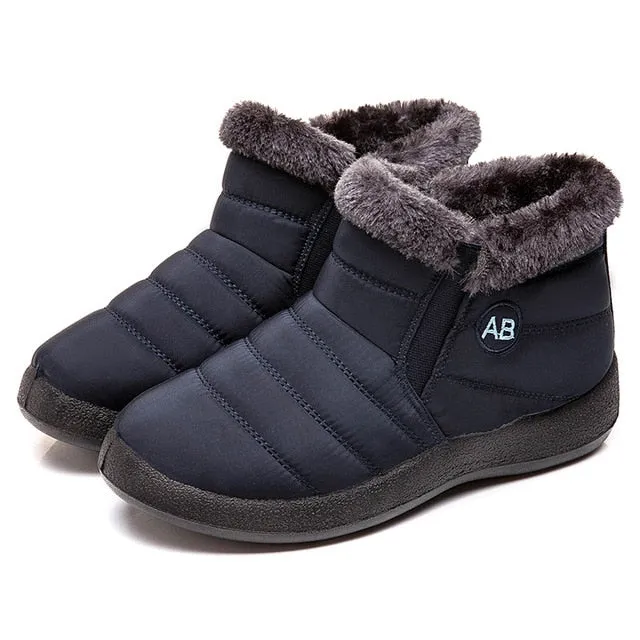 Women Waterproof Snow Boots For Winter  Lightweight