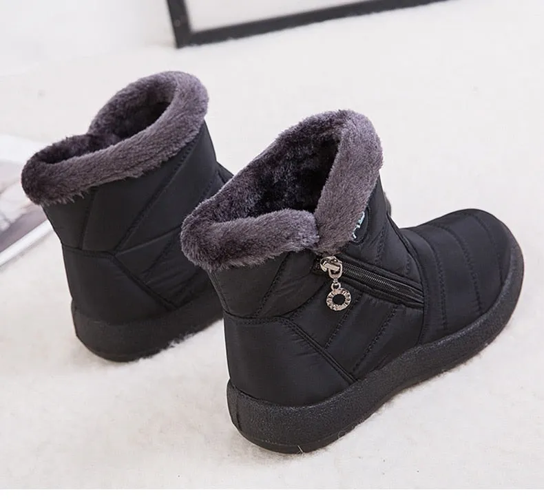 Women Waterproof Snow Boots For Winter  Lightweight