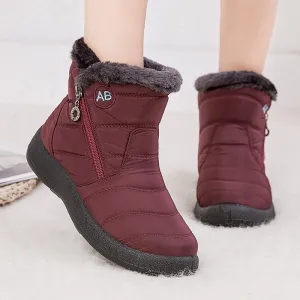 Women Waterproof Snow Boots For Winter  Lightweight