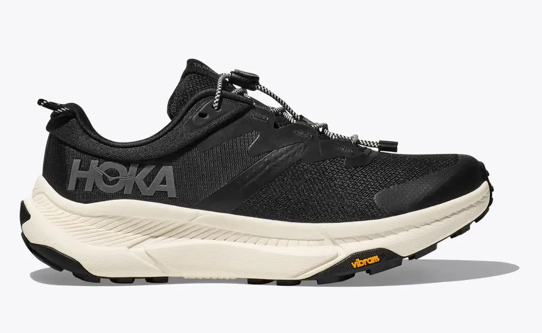 Women's Hoka Transport 1123154BKLB Color:  Black/Alabaster