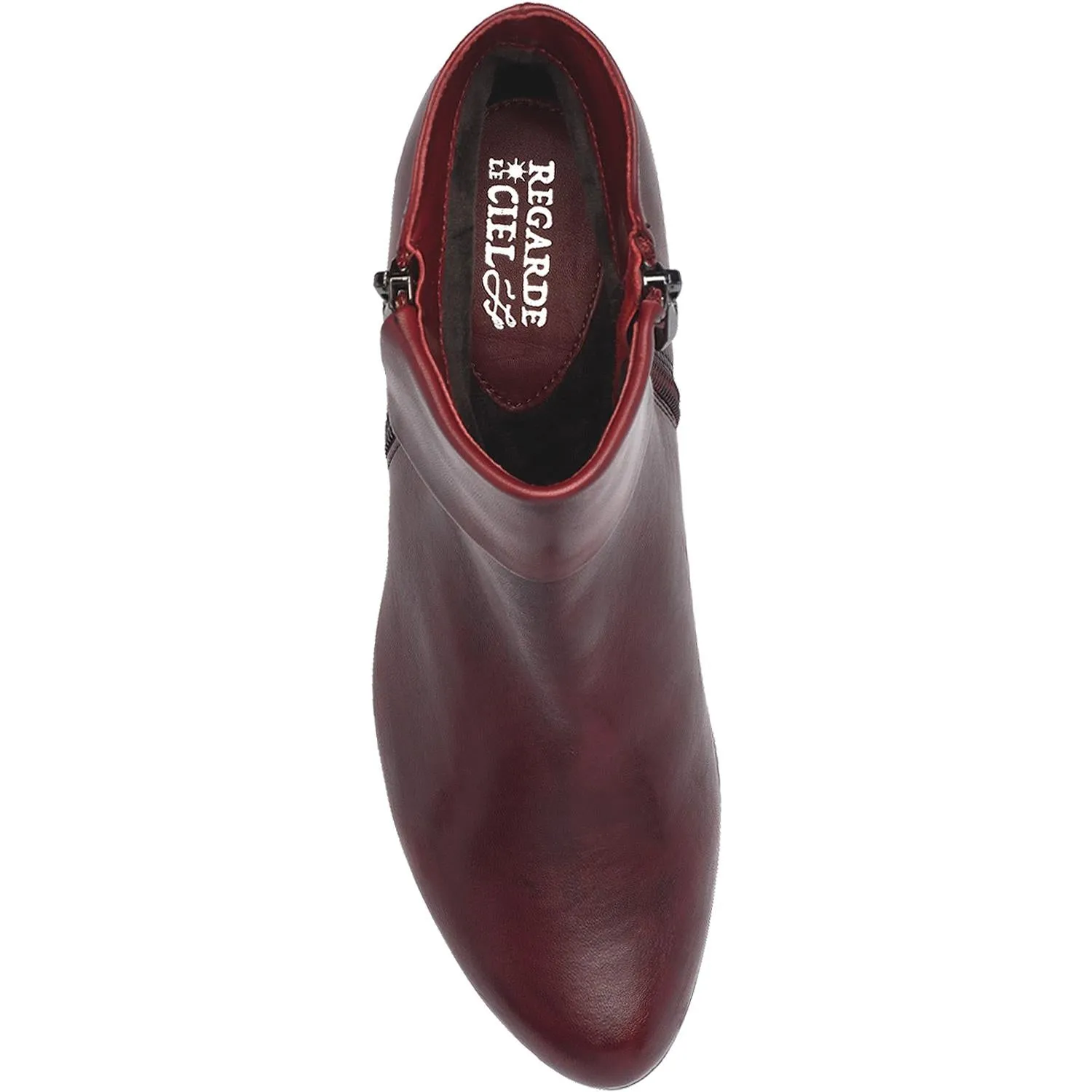 Women's Regarde Le Ciel Stefany-333 Sangria Glove Leather