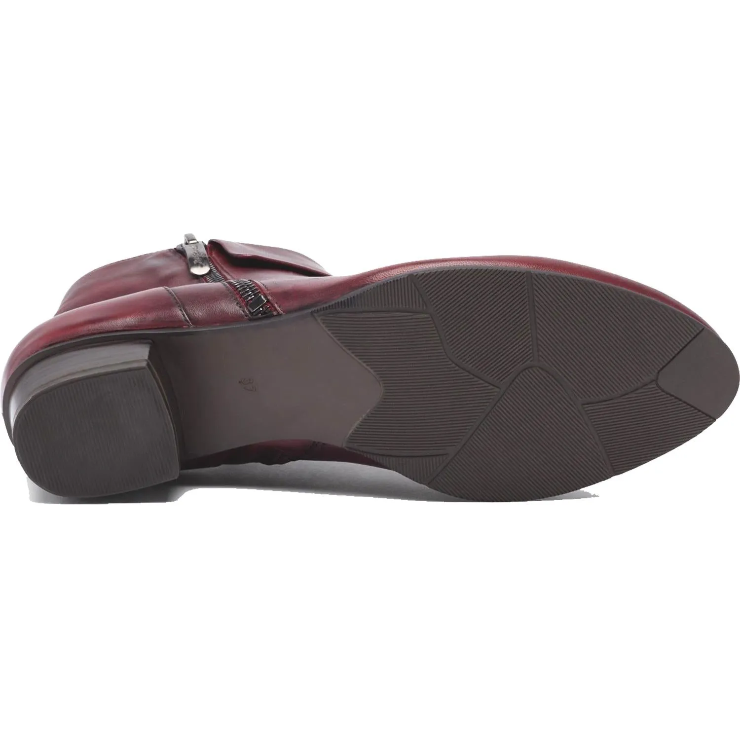 Women's Regarde Le Ciel Stefany-333 Sangria Glove Leather