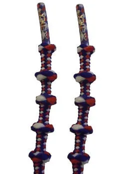 Xtenex X300 Triathlon Blue White Red Shoelaces