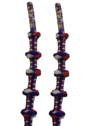 Xtenex X300 Triathlon Blue White Red Shoelaces