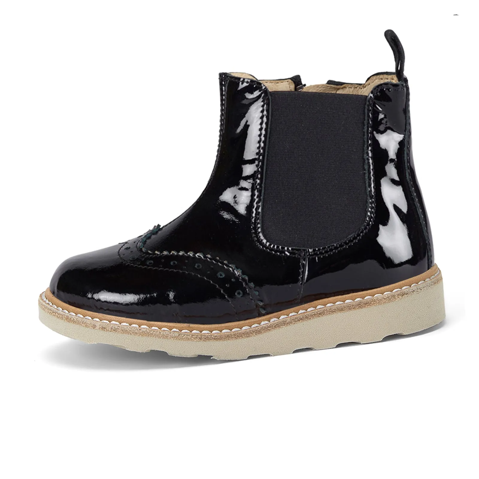 Young Soles Francis Chelsea Boots - Patent Black